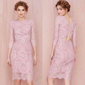 NWT For Love and Lemons Pink Potpourri dress XS